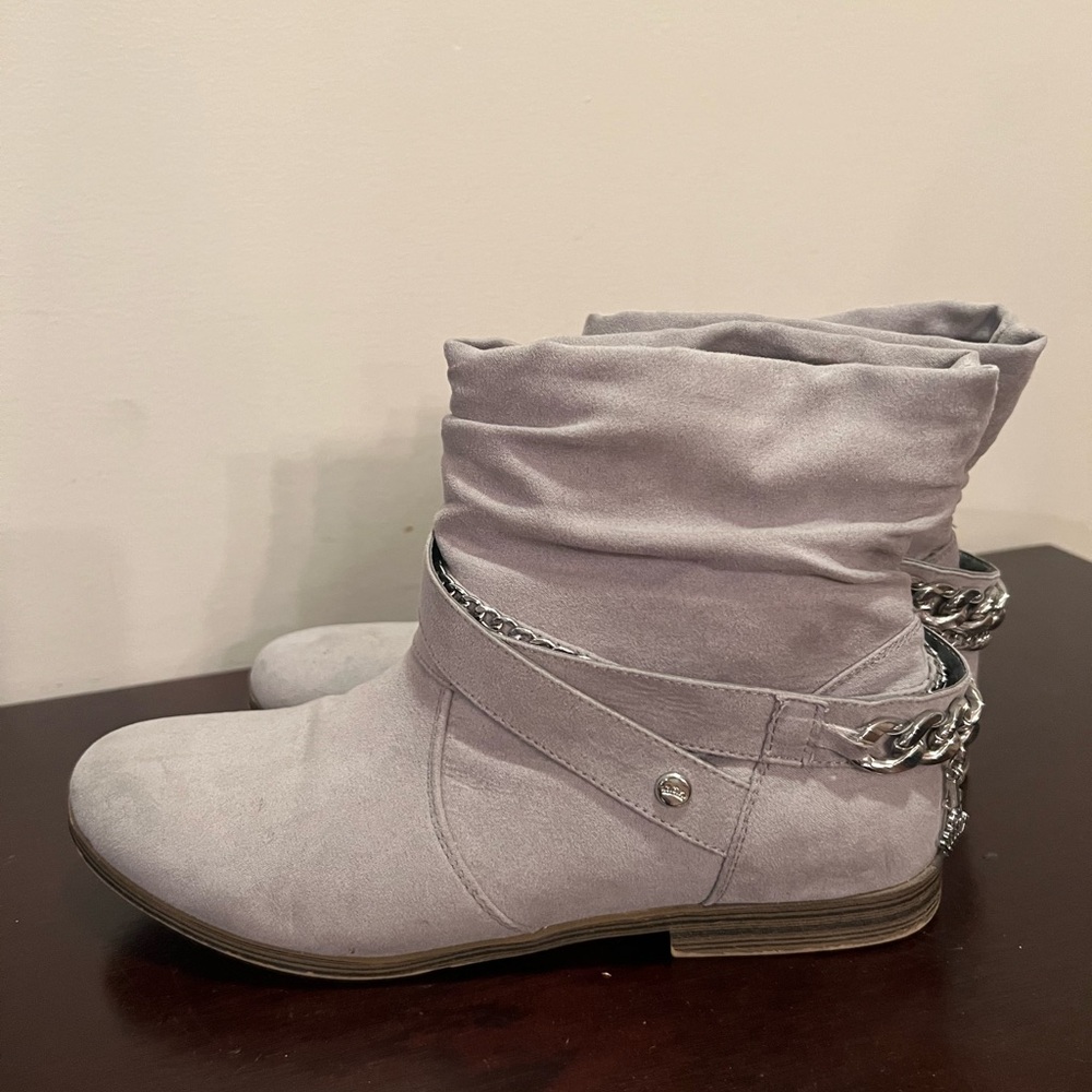 Stylish Gray Ankle Boots